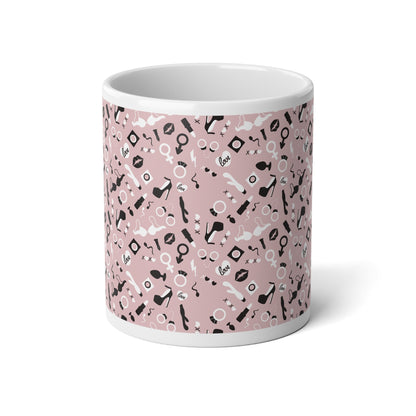 Adult Sex Toys, Pink Mega Mug, 20oz - Mug - The Lucky Wombat