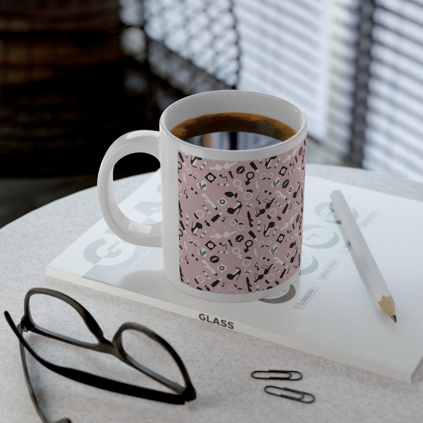 Adult Sex Toys, Pink Mega Mug, 20oz - Mug - The Lucky Wombat