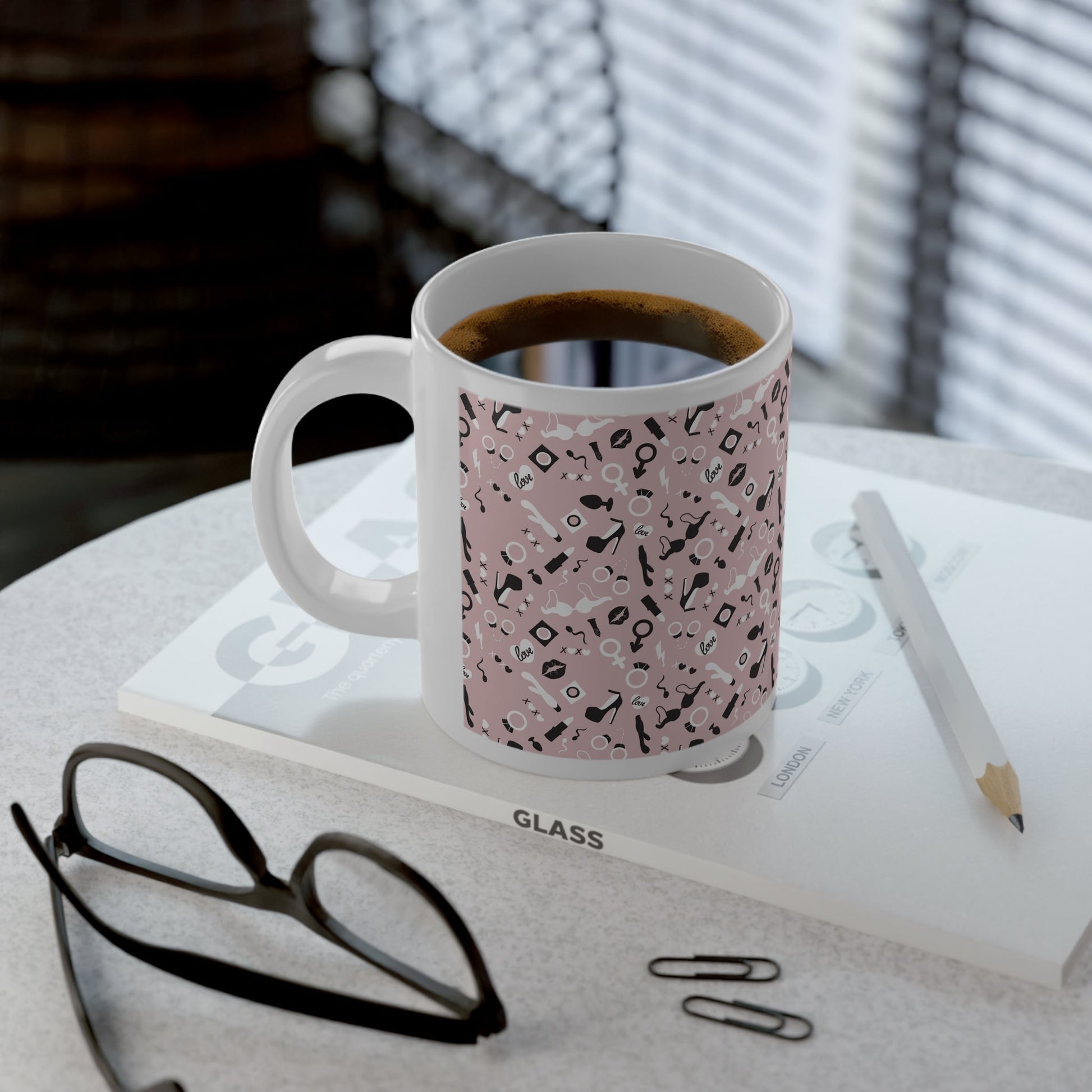 Adult Sex Toys, Pink Mega Mug, 20oz - Mug - The Lucky Wombat