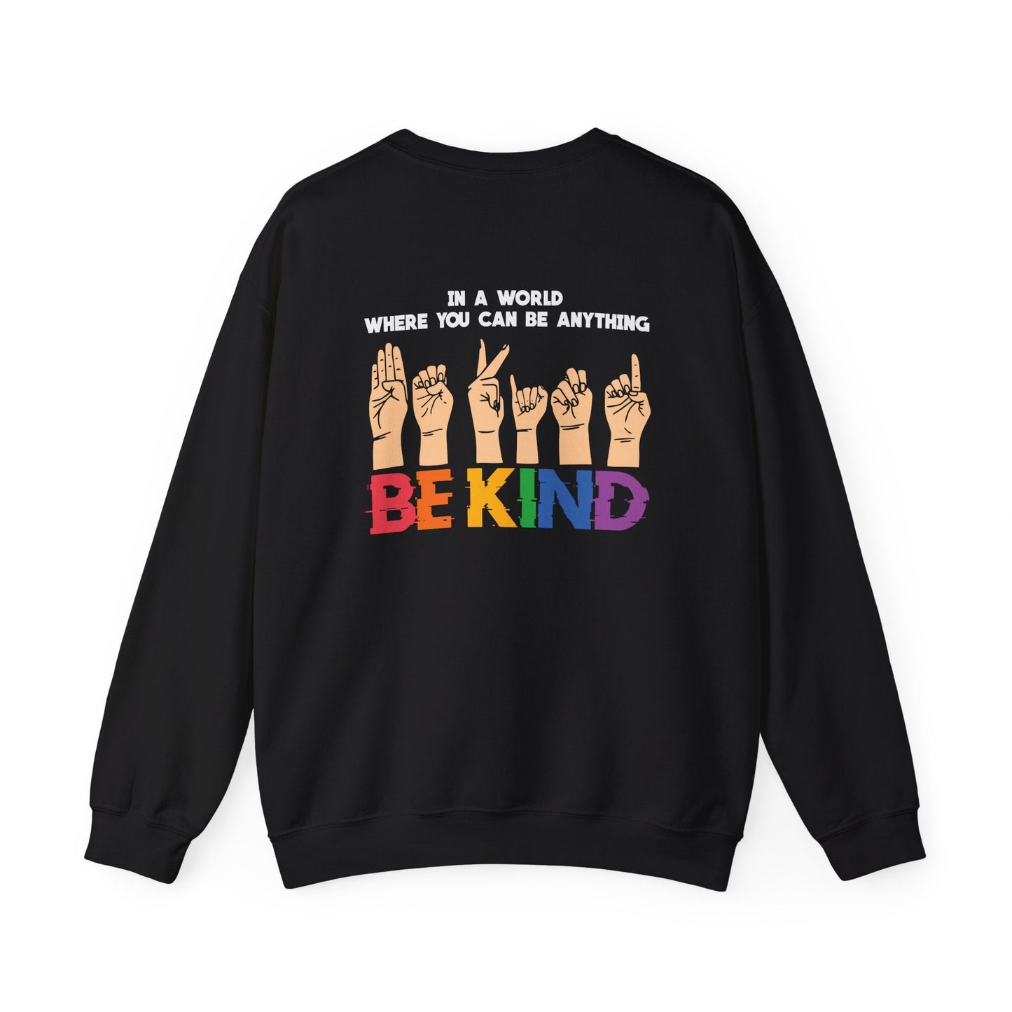 Be Kind Crewneck Sweatshirt - Sweatshirt - The Lucky Wombat