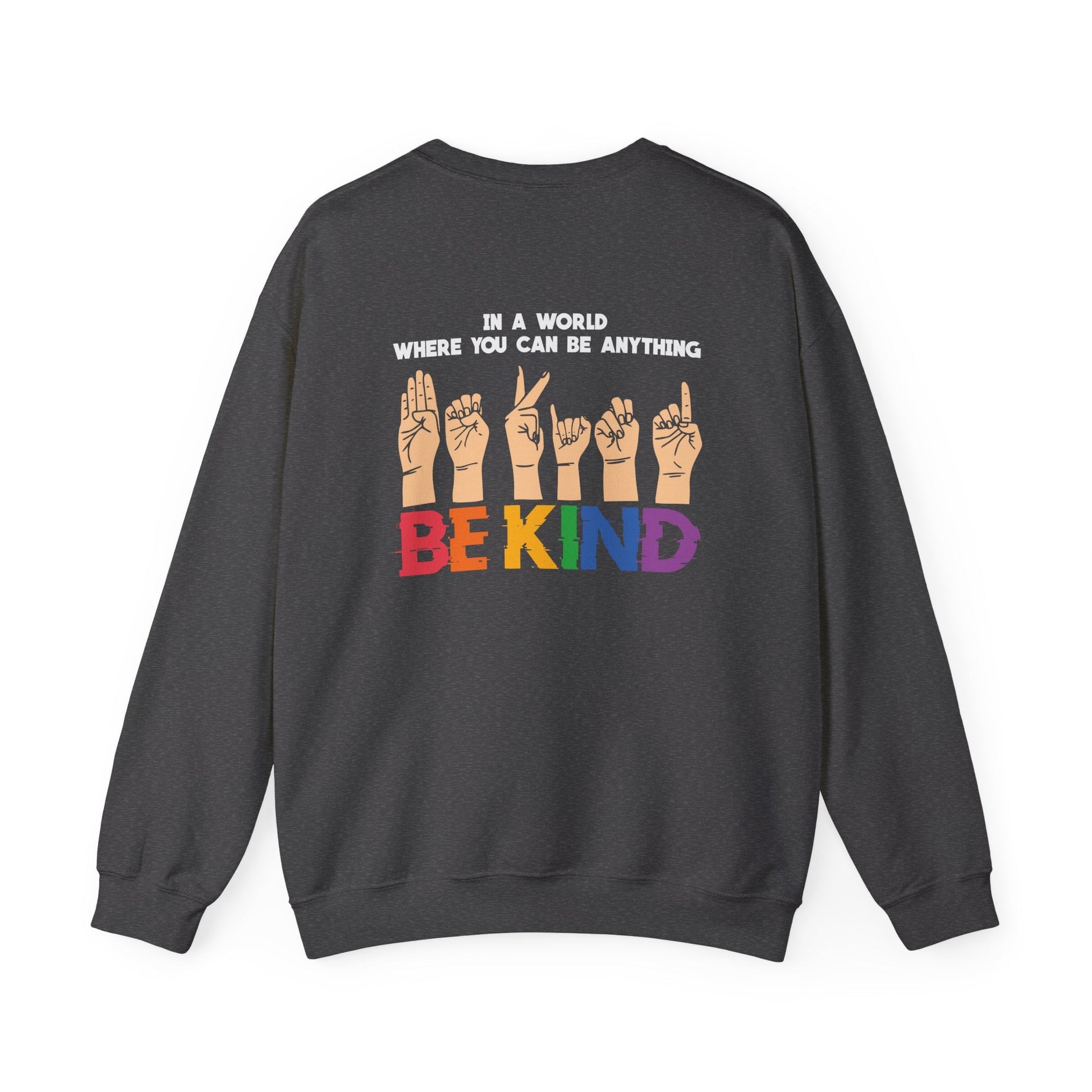 Be Kind Crewneck Sweatshirt - Sweatshirt - The Lucky Wombat