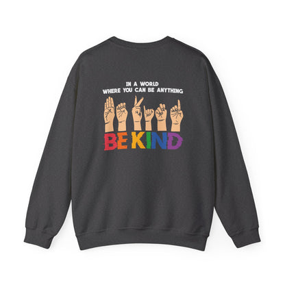 Be Kind Crewneck Sweatshirt - Sweatshirt - The Lucky Wombat