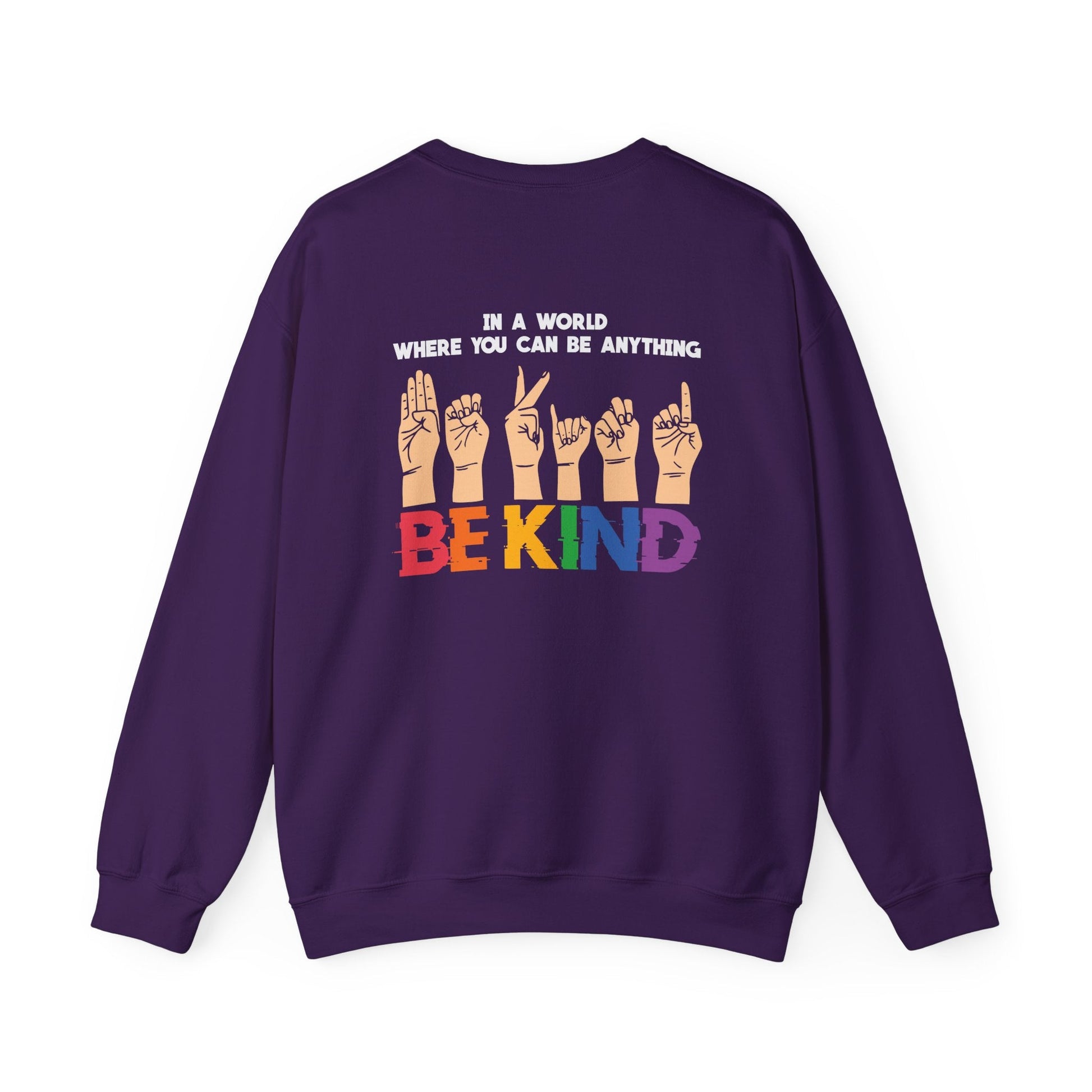 Be Kind Crewneck Sweatshirt - Sweatshirt - The Lucky Wombat