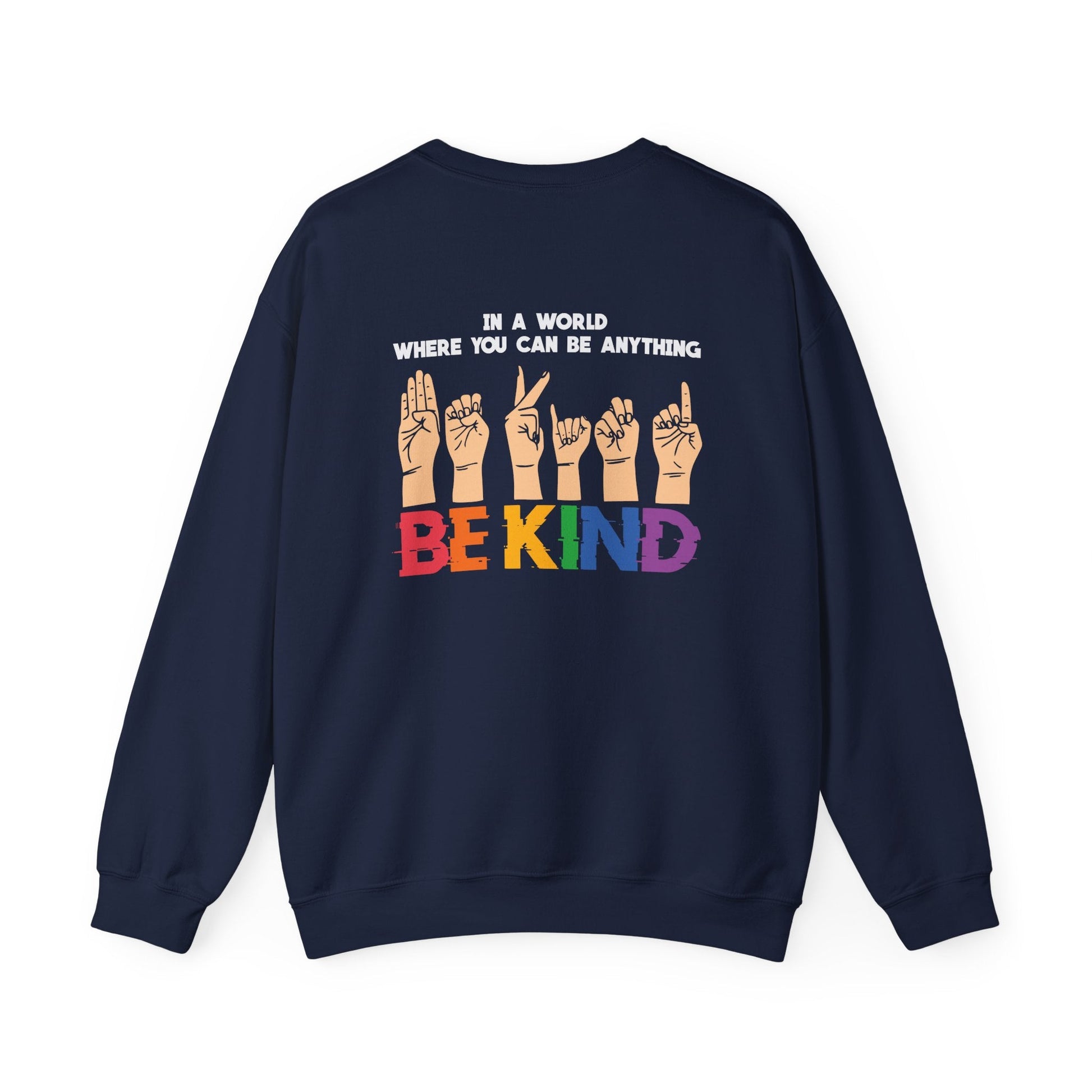 Be Kind Crewneck Sweatshirt - Sweatshirt - The Lucky Wombat