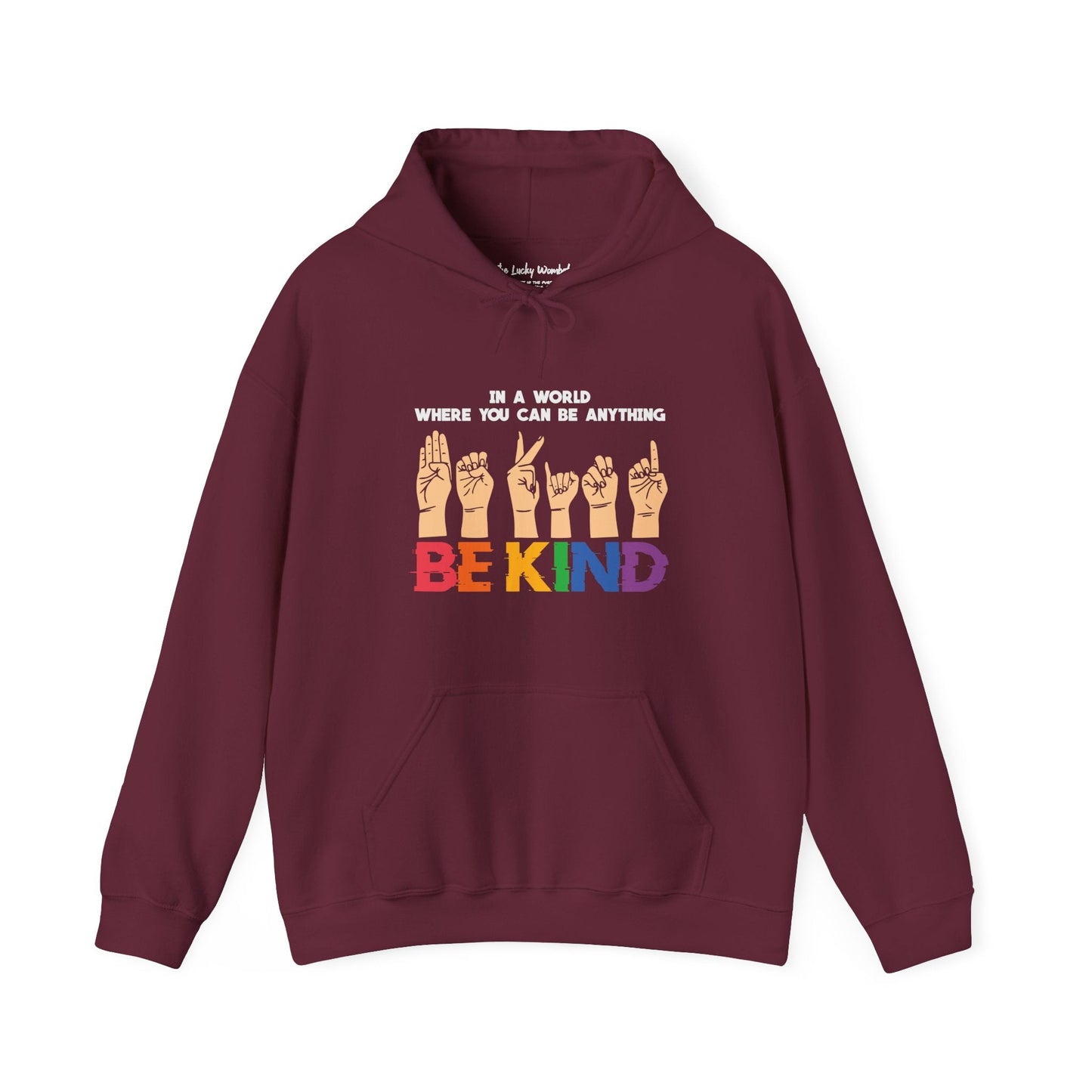 Be Kind Hoodie - Hoodie - The Lucky Wombat