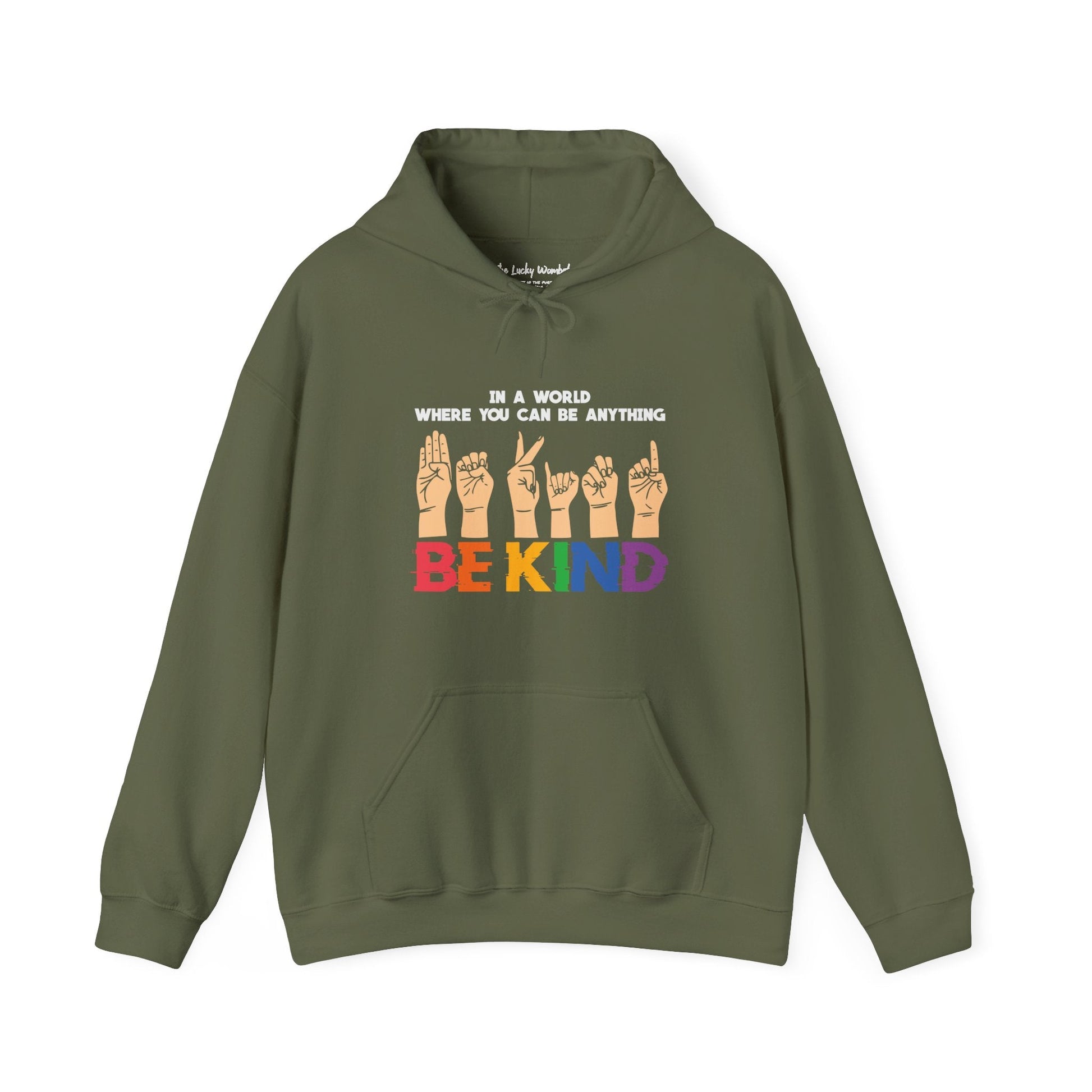 Be Kind Hoodie - Hoodie - The Lucky Wombat