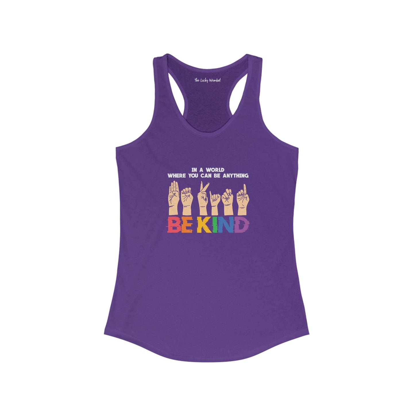 Be Kind Tank Top - Tank Top - The Lucky Wombat