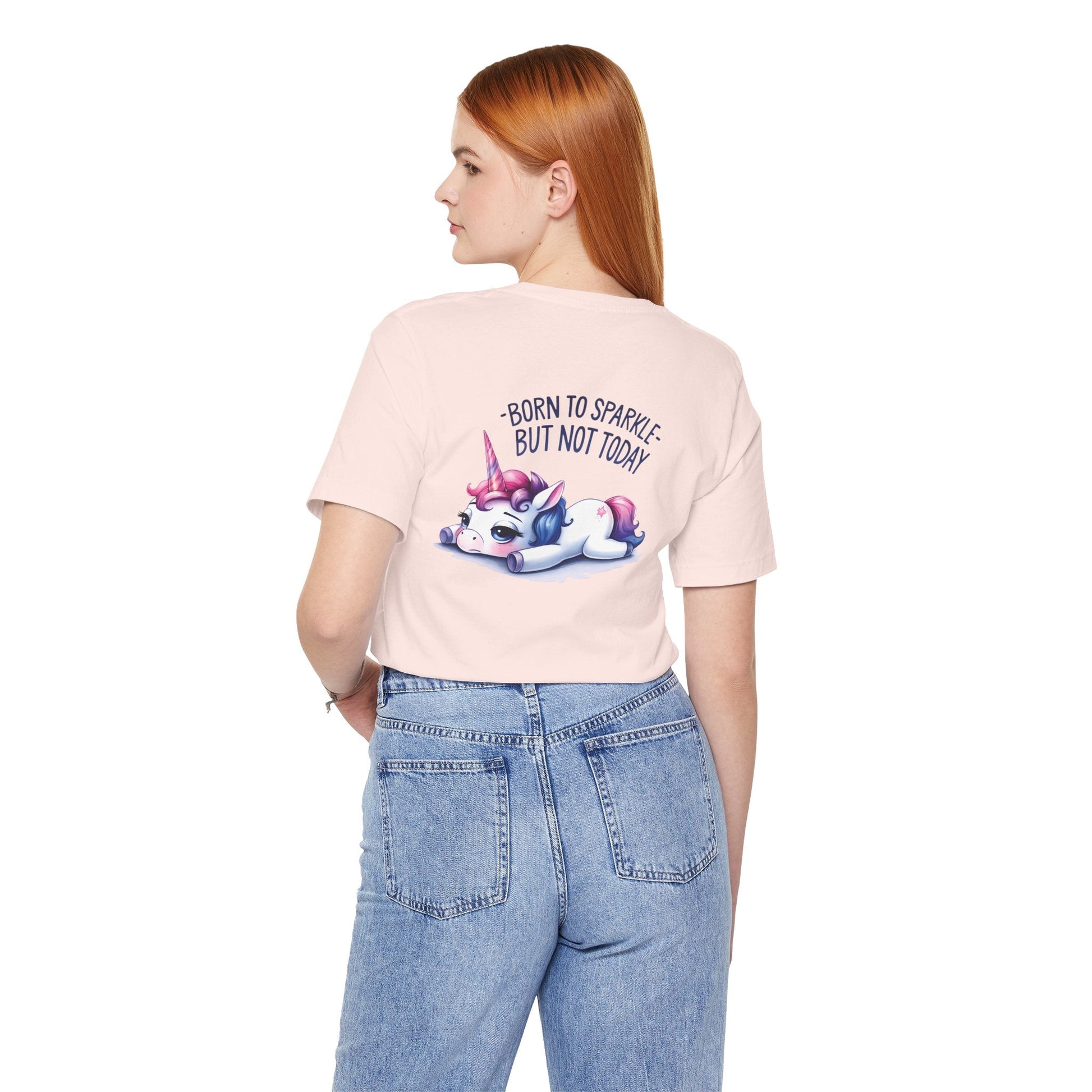 Born to Sparkle T-Shirt – Fun Unicorn Tee for Everyday Magic - T-Shirt - The Lucky Wombat
