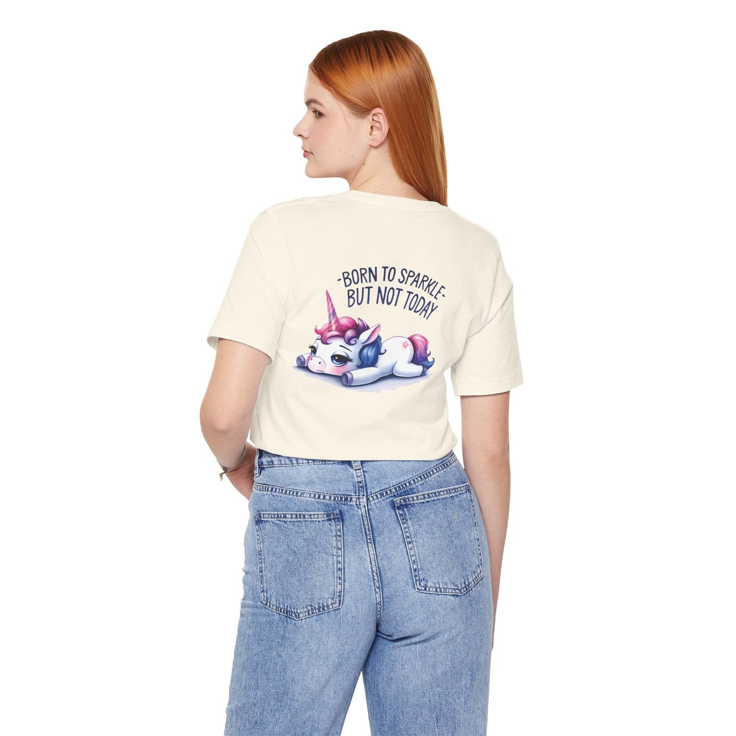 Born to Sparkle T-Shirt – Fun Unicorn Tee for Everyday Magic - T-Shirt - The Lucky Wombat