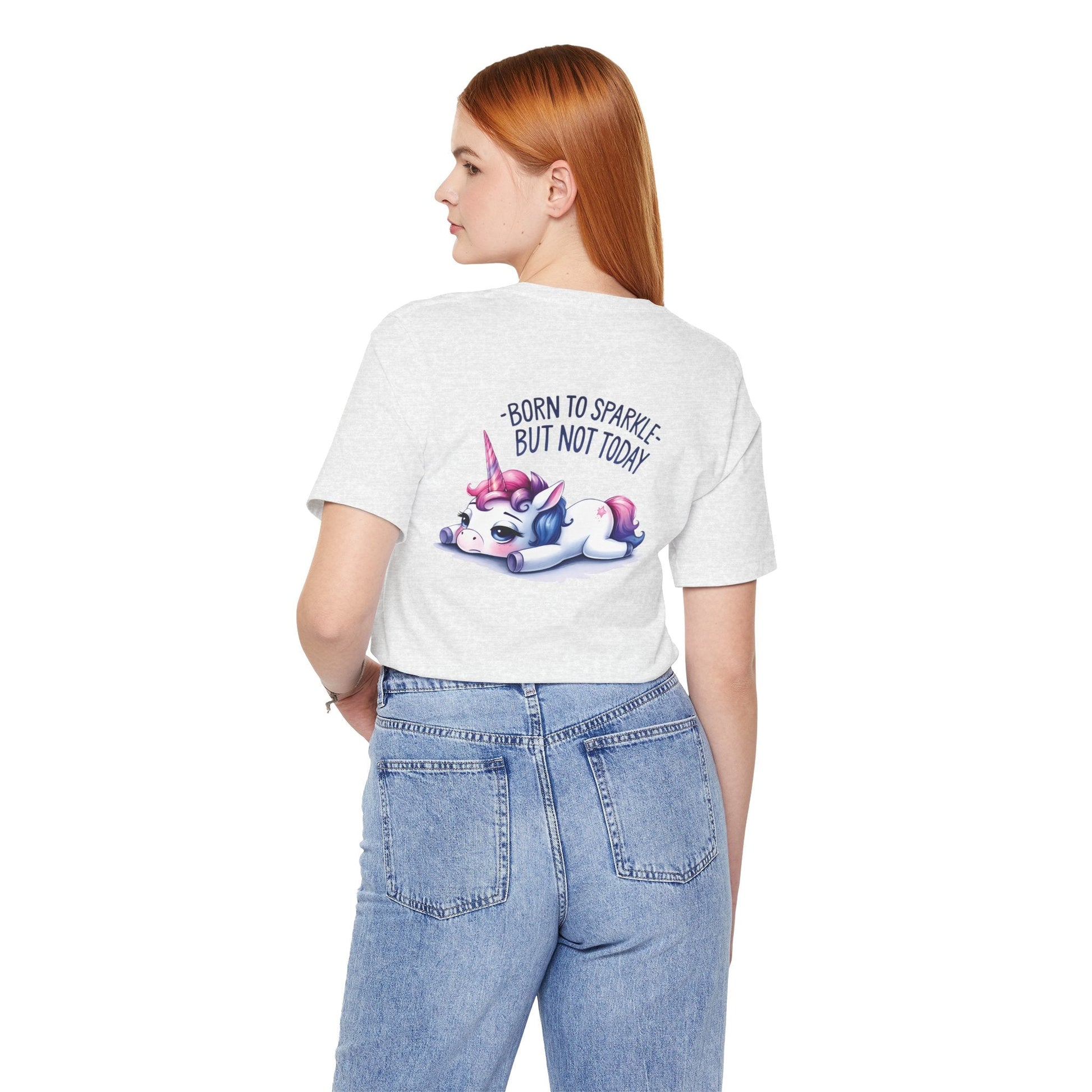 Born to Sparkle T-Shirt – Fun Unicorn Tee for Everyday Magic - T-Shirt - The Lucky Wombat