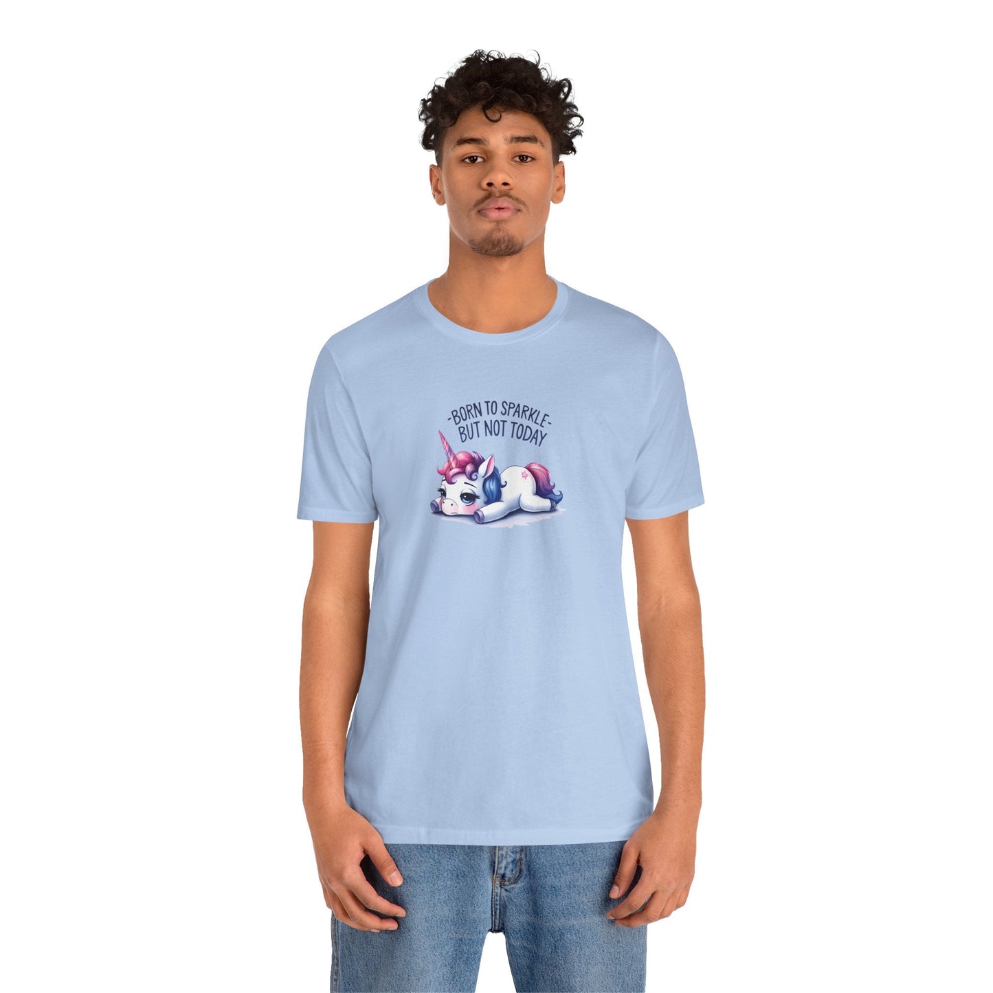 Born to Sparkle T-Shirt – Fun Unicorn Tee for Everyday Magic - T-Shirt - The Lucky Wombat