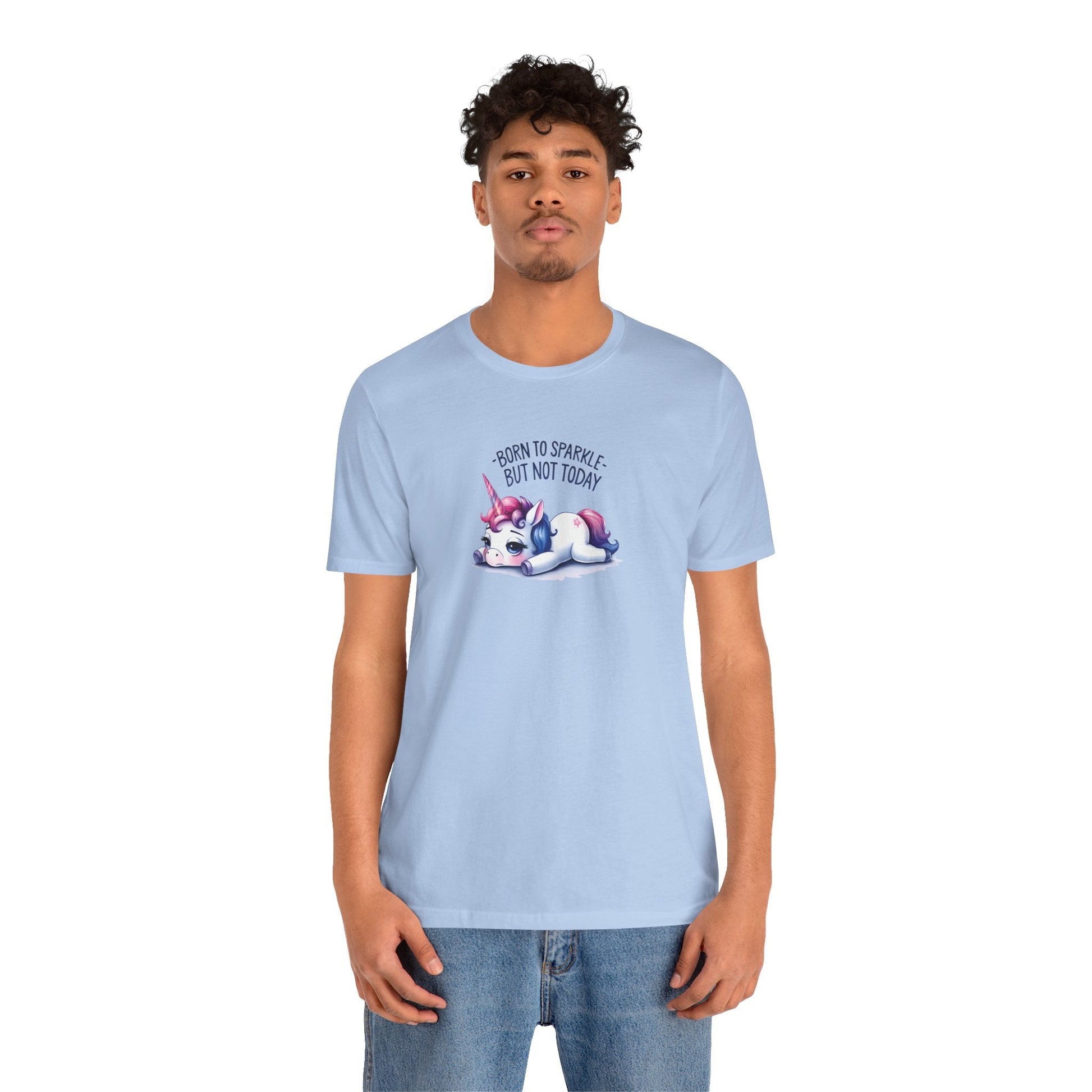Born to Sparkle T-Shirt – Fun Unicorn Tee for Everyday Magic - T-Shirt - The Lucky Wombat