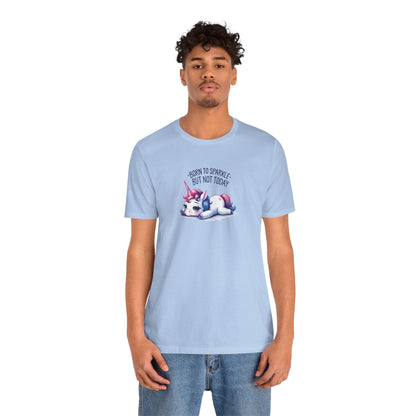 Born to Sparkle T-Shirt – Fun Unicorn Tee for Everyday Magic - T-Shirt - The Lucky Wombat