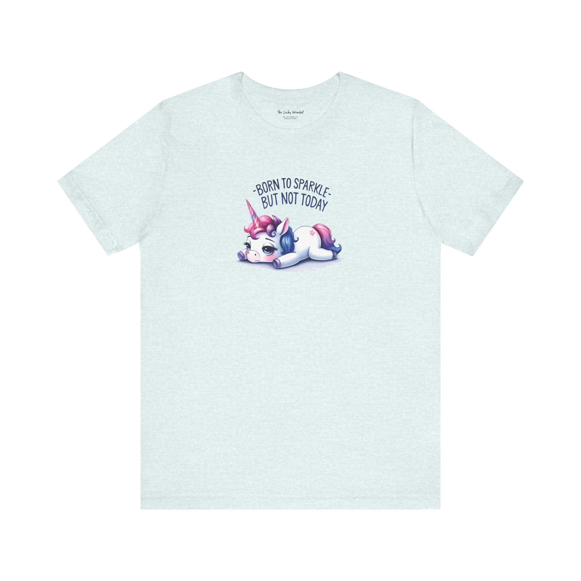 Born to Sparkle T-Shirt – Fun Unicorn Tee for Everyday Magic - T-Shirt - The Lucky Wombat