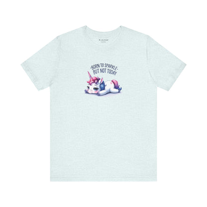 Born to Sparkle T-Shirt – Fun Unicorn Tee for Everyday Magic - T-Shirt - The Lucky Wombat
