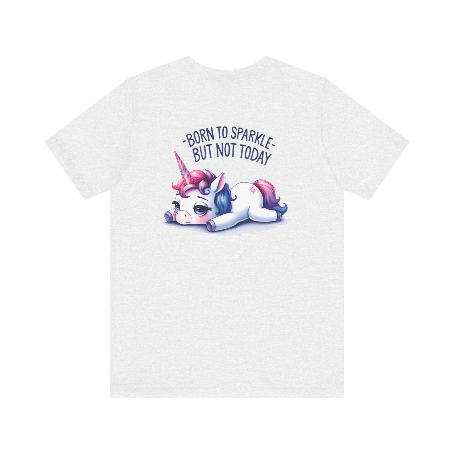 Born to Sparkle T-Shirt – Fun Unicorn Tee for Everyday Magic - T-Shirt - The Lucky Wombat
