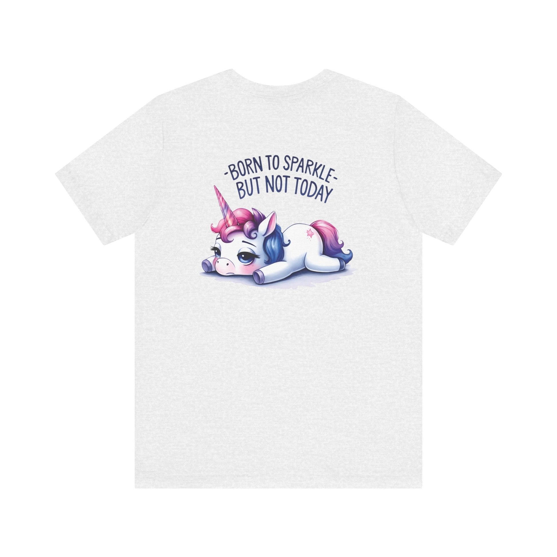 Born to Sparkle T-Shirt – Fun Unicorn Tee for Everyday Magic - T-Shirt - The Lucky Wombat