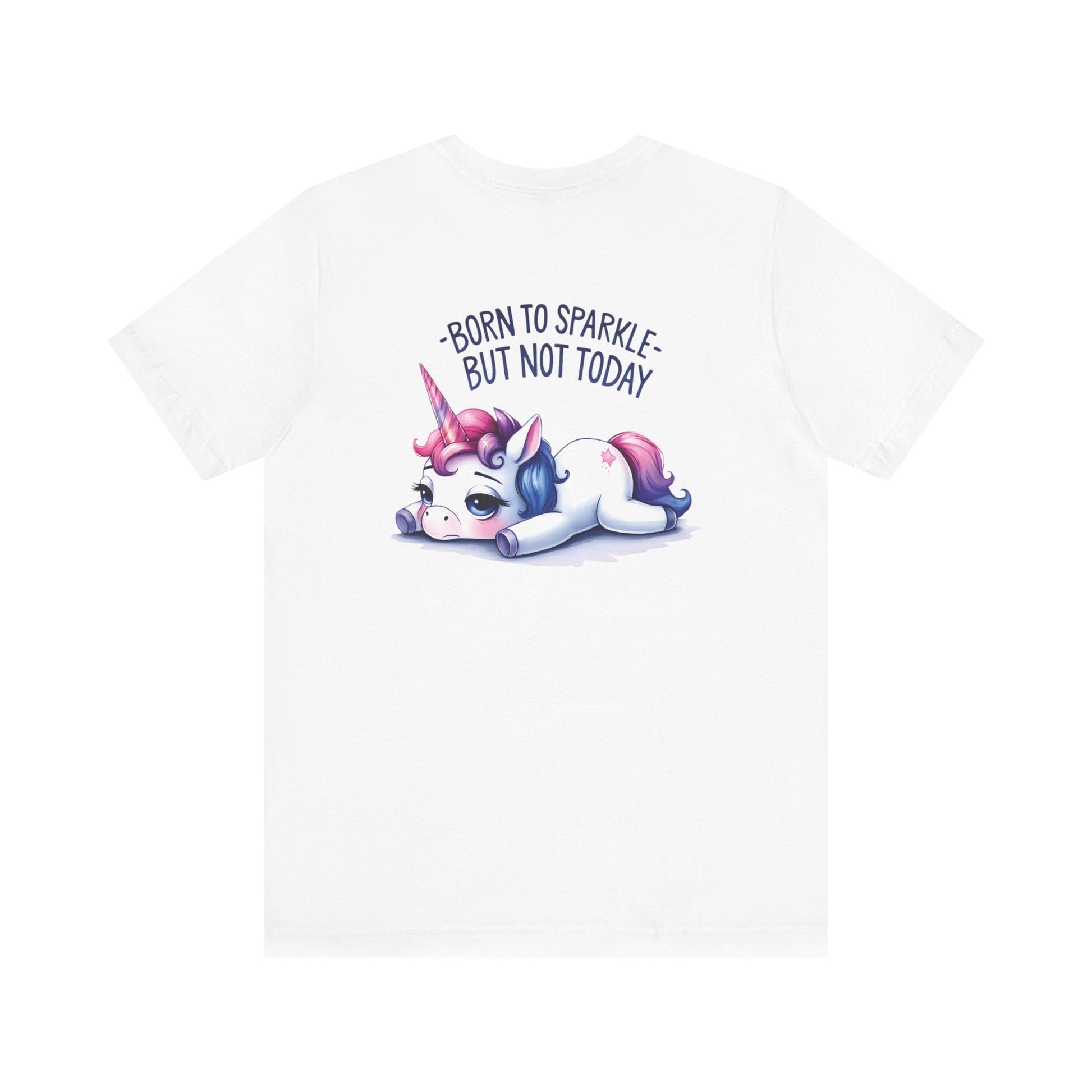 Born to Sparkle T-Shirt – Fun Unicorn Tee for Everyday Magic - T-Shirt - The Lucky Wombat