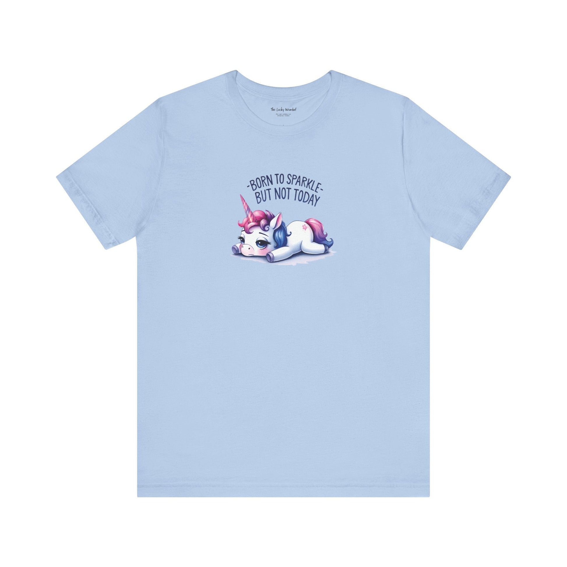 Born to Sparkle T-Shirt – Fun Unicorn Tee for Everyday Magic - T-Shirt - The Lucky Wombat