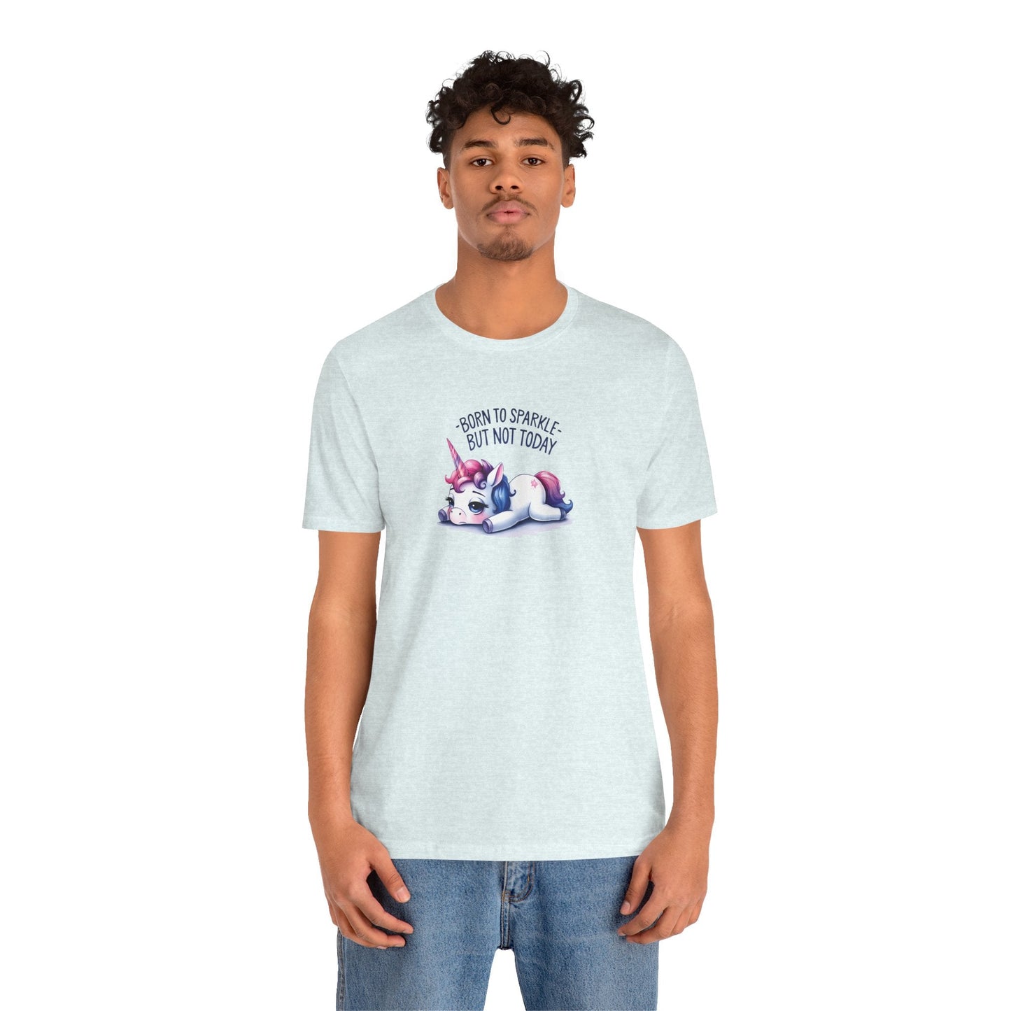 Born to Sparkle T-Shirt – Fun Unicorn Tee for Everyday Magic - T-Shirt - The Lucky Wombat