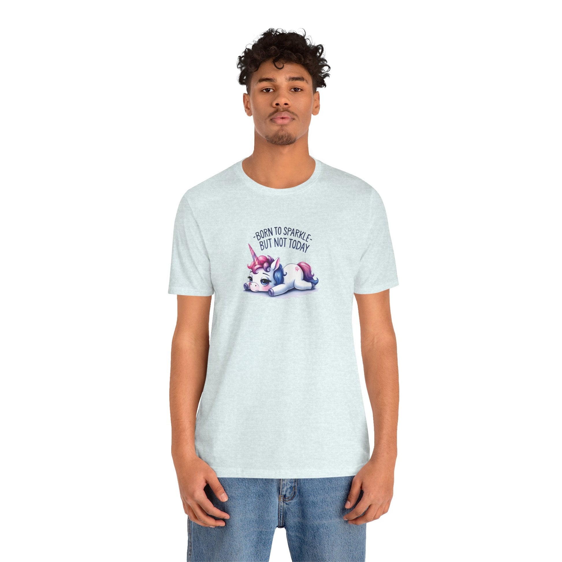 Born to Sparkle T-Shirt – Fun Unicorn Tee for Everyday Magic - T-Shirt - The Lucky Wombat