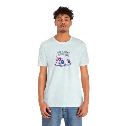 Born to Sparkle T-Shirt – Fun Unicorn Tee for Everyday Magic - T-Shirt - The Lucky Wombat