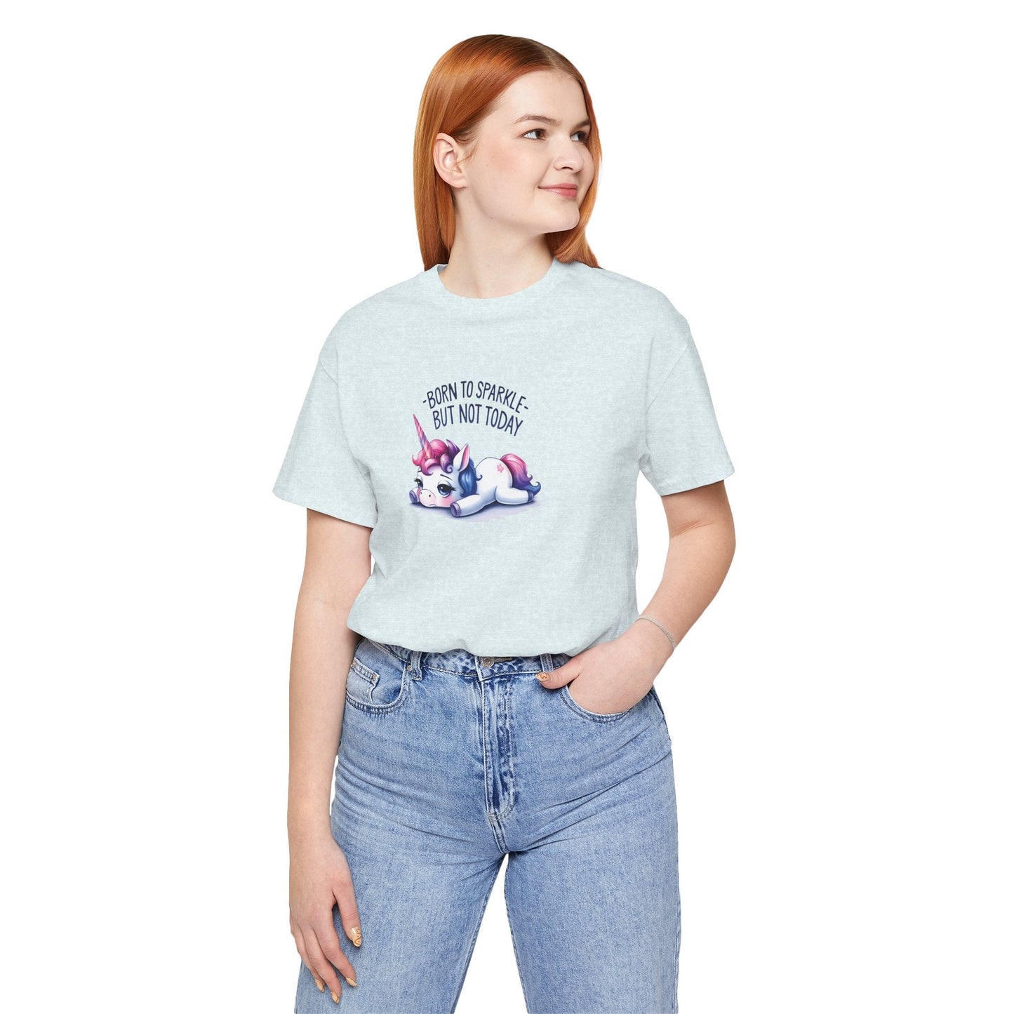 Born to Sparkle T-Shirt – Fun Unicorn Tee for Everyday Magic - T-Shirt - The Lucky Wombat