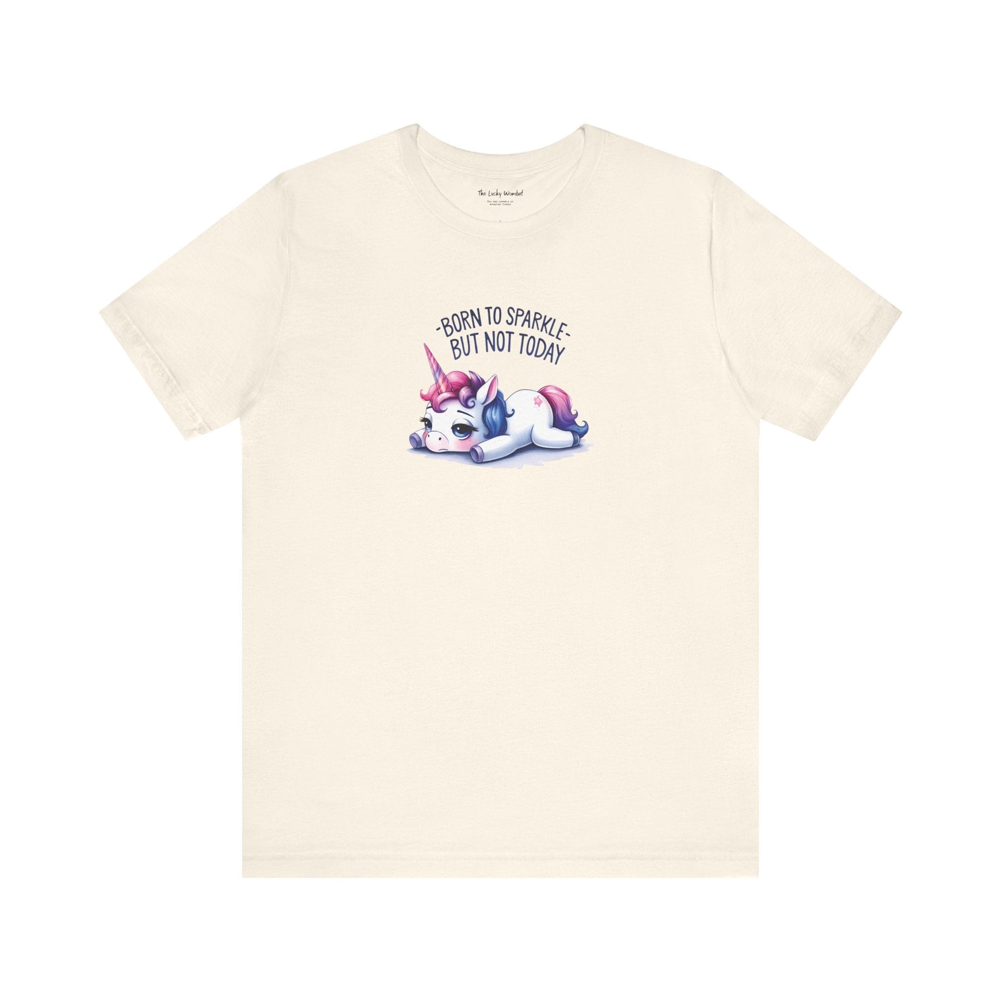 Born to Sparkle T-Shirt – Fun Unicorn Tee for Everyday Magic - T-Shirt - The Lucky Wombat