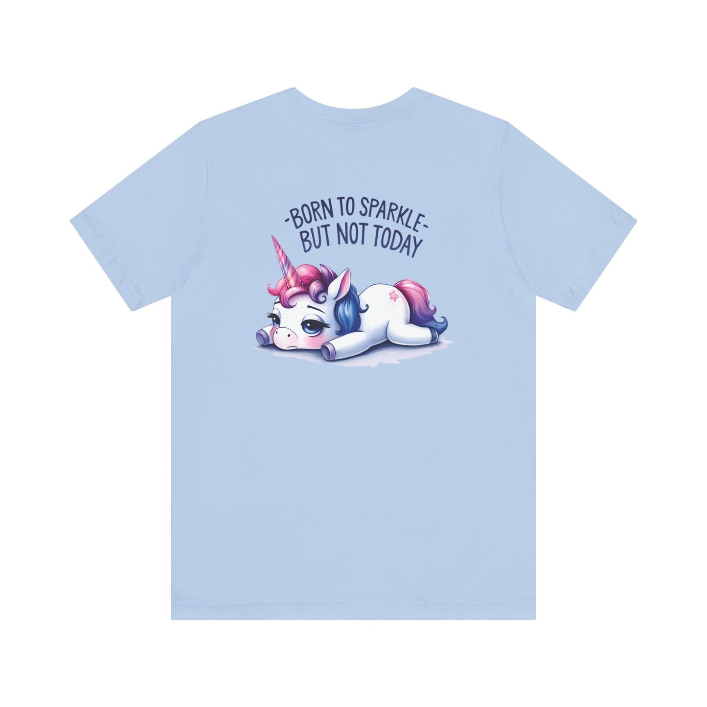 Born to Sparkle T-Shirt – Fun Unicorn Tee for Everyday Magic - T-Shirt - The Lucky Wombat
