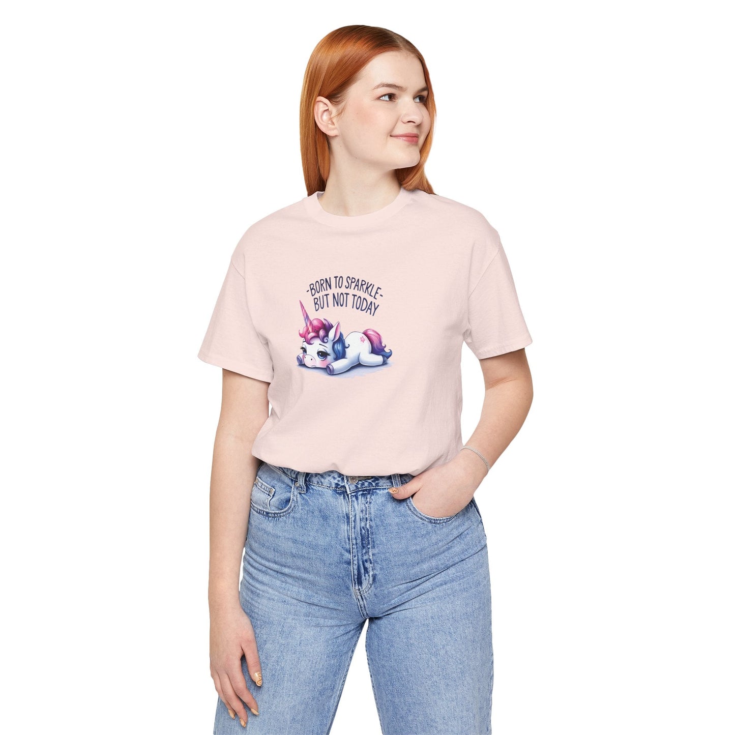 Born to Sparkle T-Shirt – Fun Unicorn Tee for Everyday Magic - T-Shirt - The Lucky Wombat