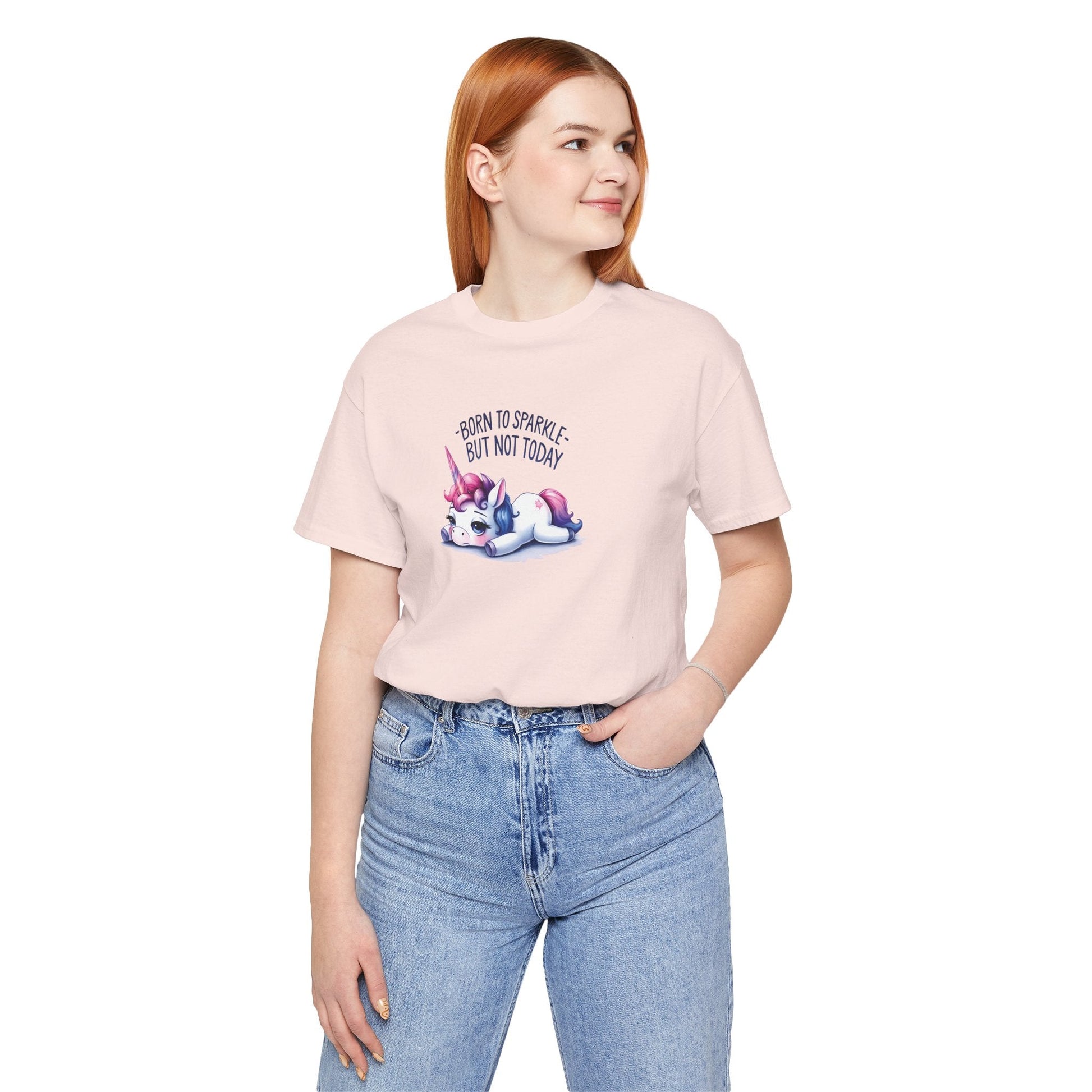 Born to Sparkle T-Shirt – Fun Unicorn Tee for Everyday Magic - T-Shirt - The Lucky Wombat
