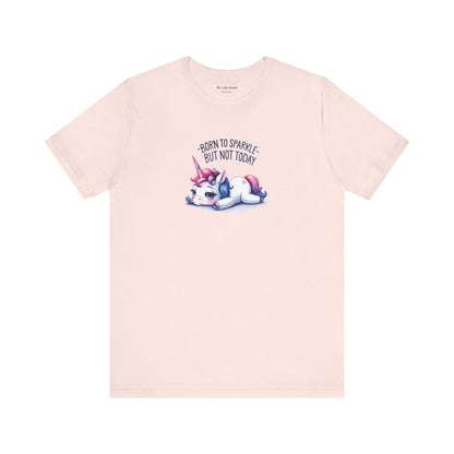 Born to Sparkle T-Shirt – Fun Unicorn Tee for Everyday Magic - T-Shirt - The Lucky Wombat