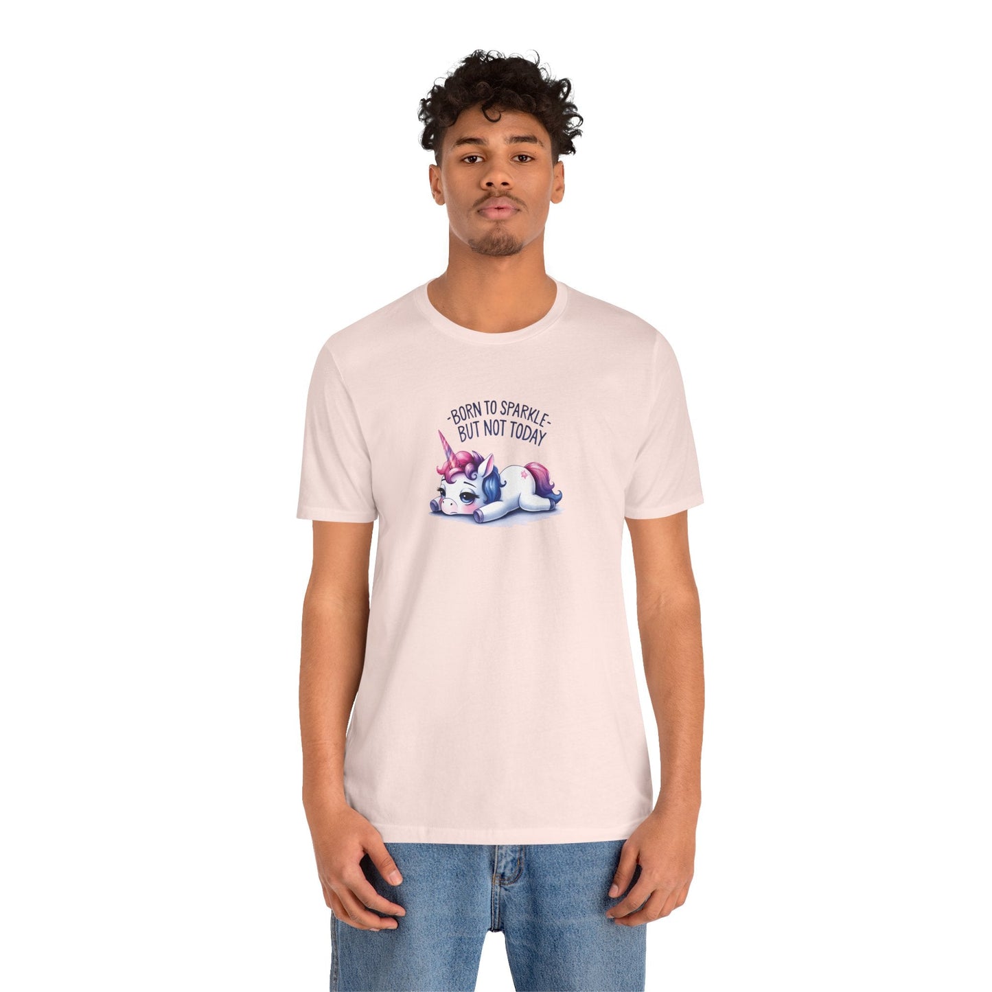 Born to Sparkle T-Shirt – Fun Unicorn Tee for Everyday Magic - T-Shirt - The Lucky Wombat