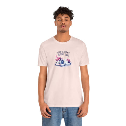 Born to Sparkle T-Shirt – Fun Unicorn Tee for Everyday Magic - T-Shirt - The Lucky Wombat