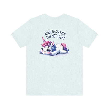 Born to Sparkle T-Shirt – Fun Unicorn Tee for Everyday Magic - T-Shirt - The Lucky Wombat