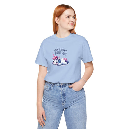 Born to Sparkle T-Shirt – Fun Unicorn Tee for Everyday Magic - T-Shirt - The Lucky Wombat