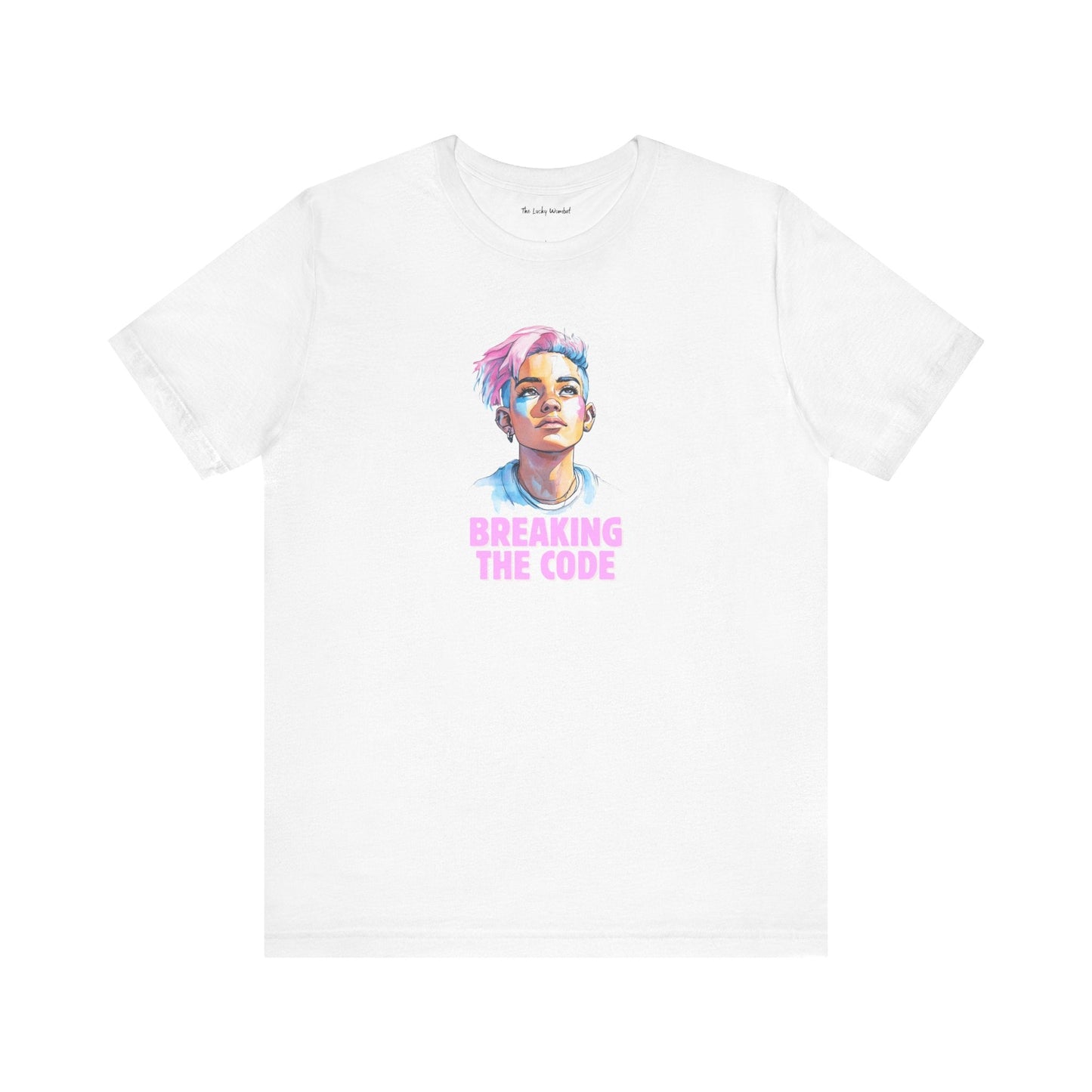 Breaking the Code - Trans Colors – Pride Tee - T-Shirt - The Lucky Wombat