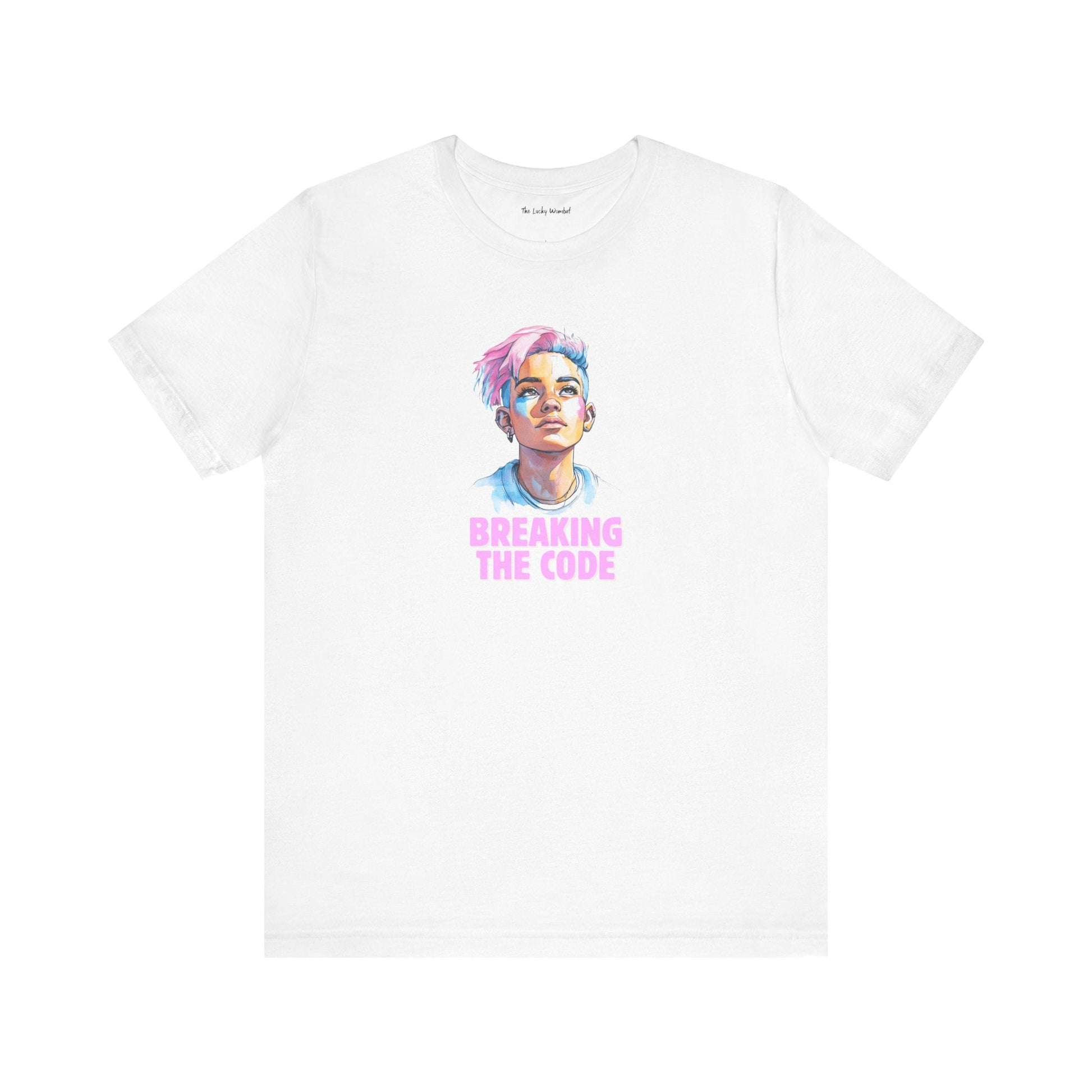 Breaking the Code - Trans Colors – Pride Tee - T-Shirt - The Lucky Wombat