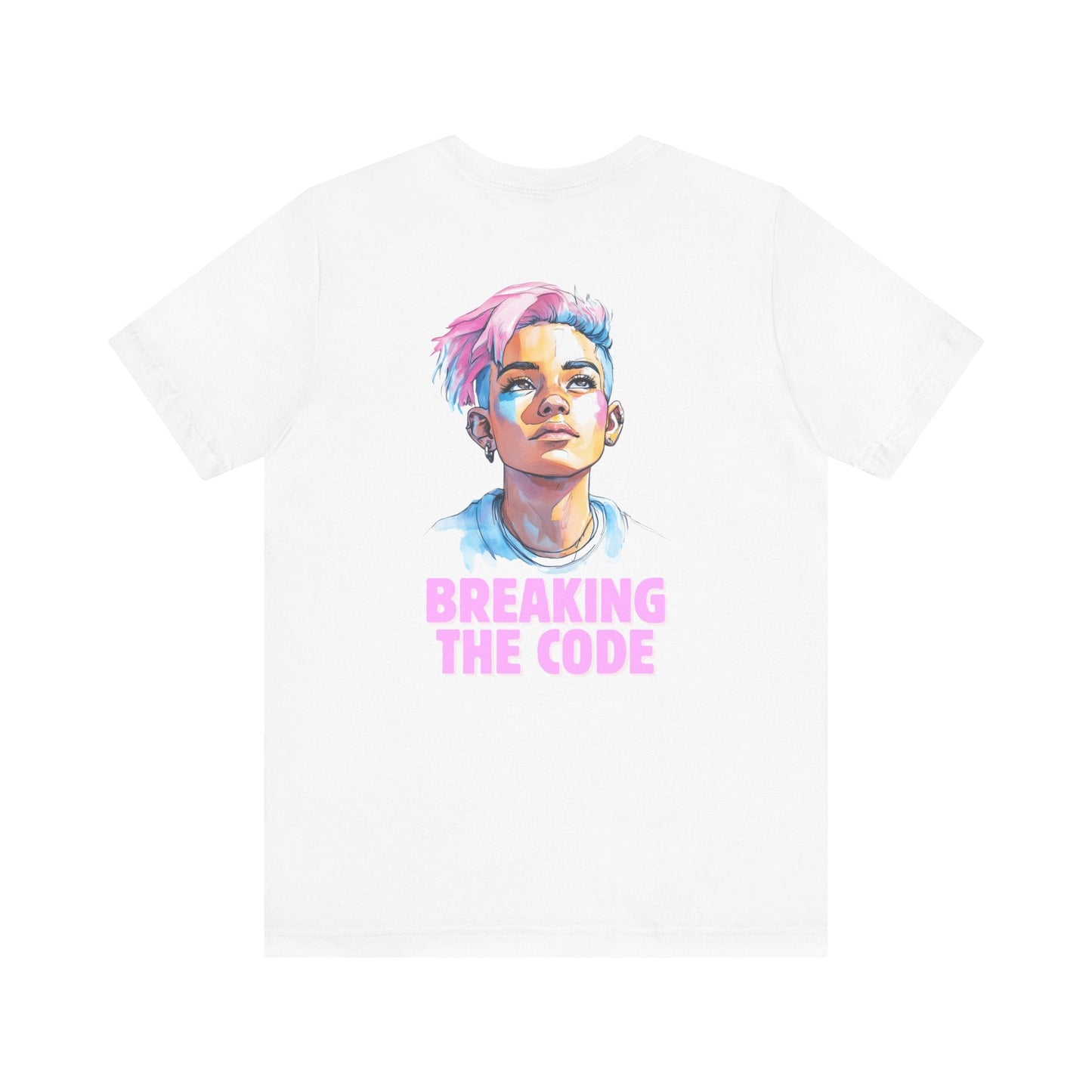 Breaking the Code - Trans Colors – Pride Tee - T-Shirt - The Lucky Wombat