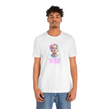 Breaking the Code - Trans Colors – Pride Tee - T-Shirt - The Lucky Wombat