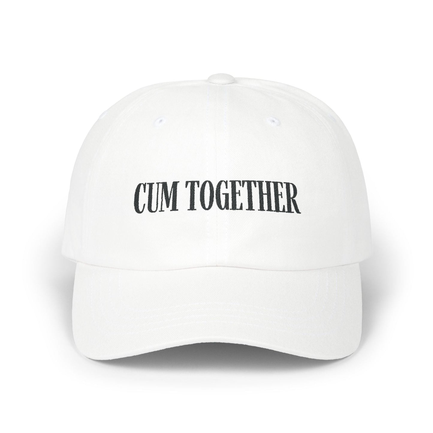 C*m Together Cap, Black on Light - Hats - The Lucky Wombat
