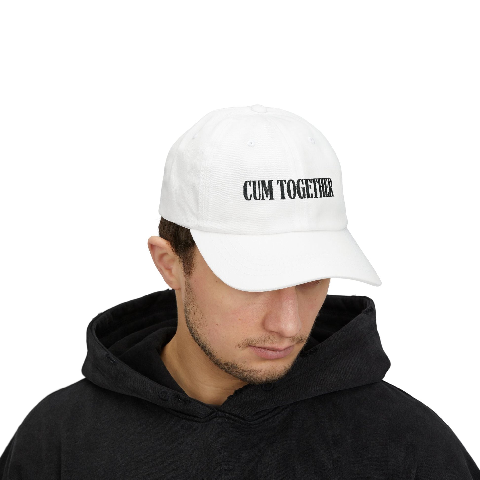 C*m Together Cap, Black on Light - Hats - The Lucky Wombat