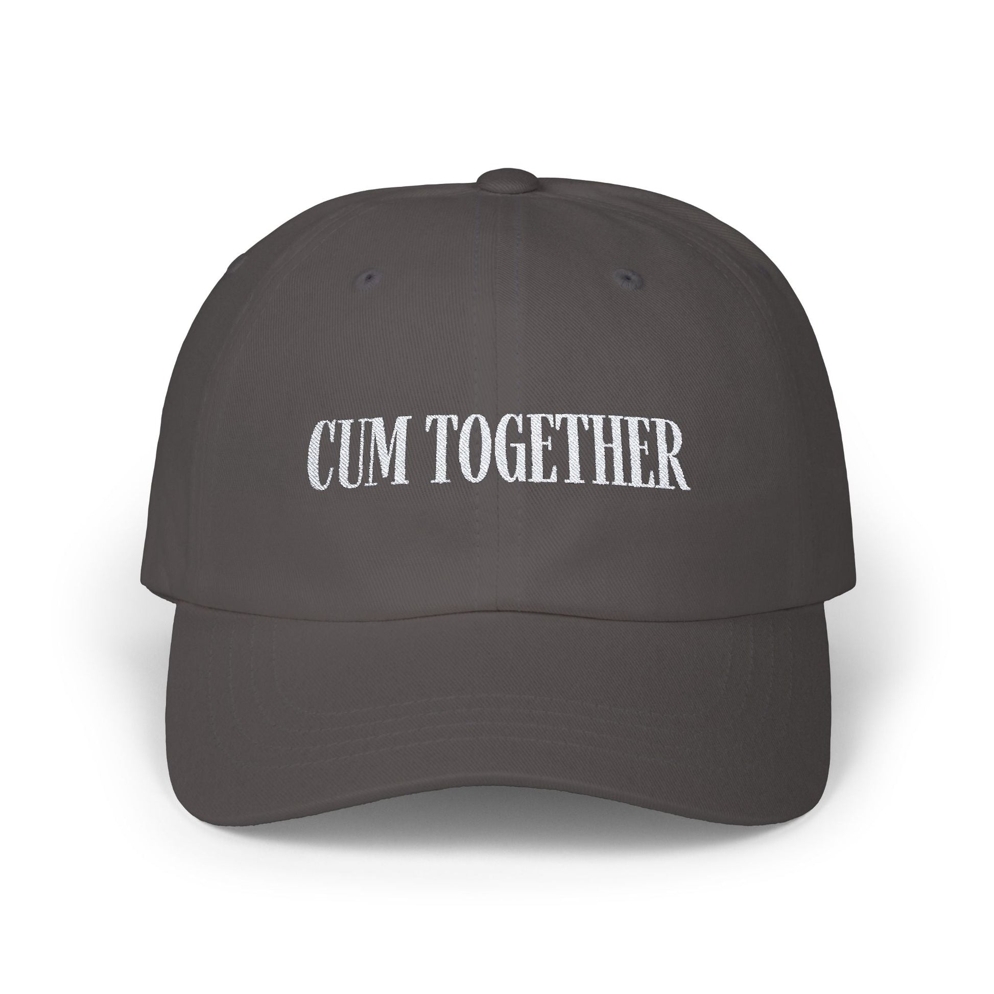 C*m Together Cap , White on Dark - Hats - The Lucky Wombat