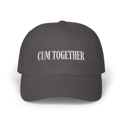C*m Together Cap , White on Dark - Hats - The Lucky Wombat