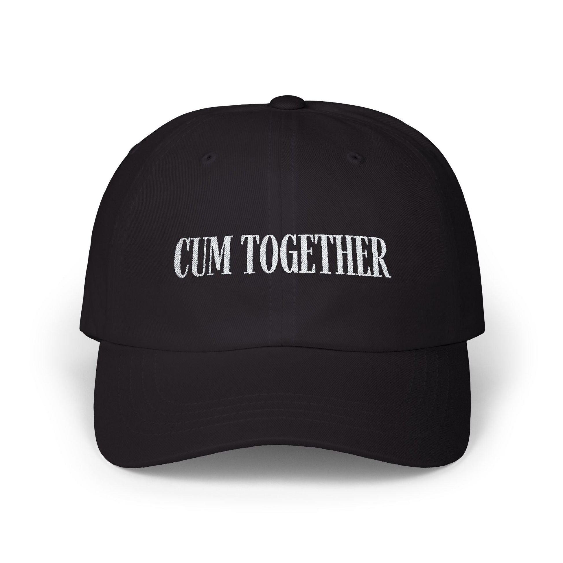 C*m Together Cap , White on Dark - Hats - The Lucky Wombat