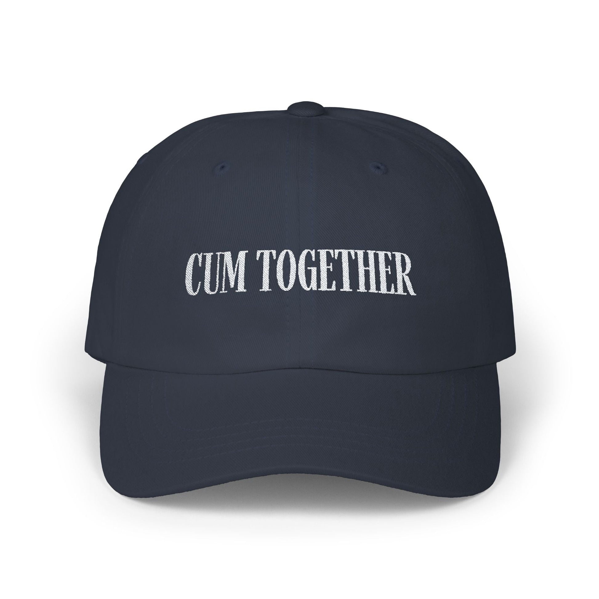 C*m Together Cap , White on Dark - Hats - The Lucky Wombat