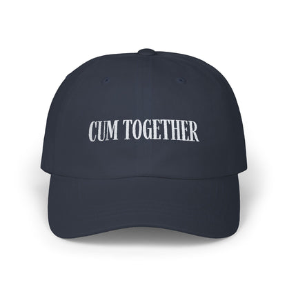 C*m Together Cap , White on Dark - Hats - The Lucky Wombat
