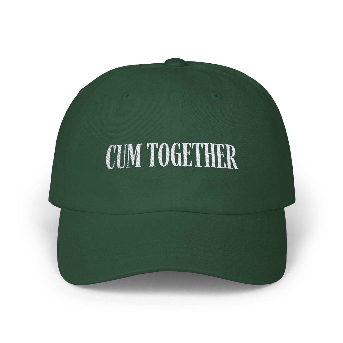 C*m Together Cap , White on Dark - Hats - The Lucky Wombat