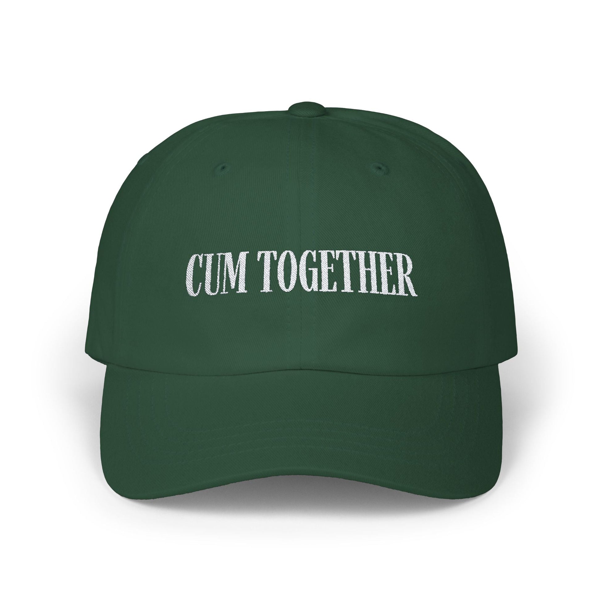 C*m Together Cap , White on Dark - Hats - The Lucky Wombat