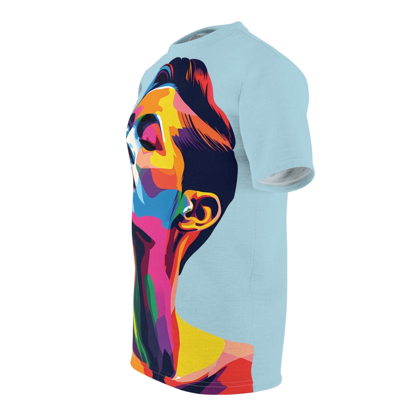 Colorful LGBTQ Girl - Unisex T-shirt - All Over Prints - The Lucky Wombat